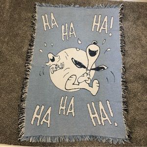 Vintage Snoopy and Woodstock Throw Blanket